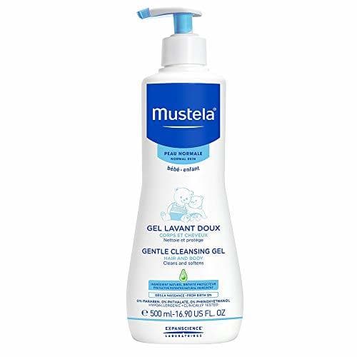 Product Mustela - Gel de limpieza suave para bebé, juego de 3 unidades Talla