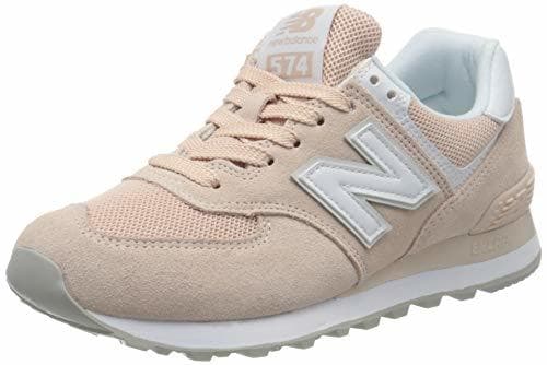 Fashion New Balance 574v2, Zapatillas para Mujer, Rosa