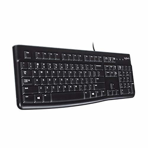 Electrónica Logitech K120 Teclado con Cable para Windows