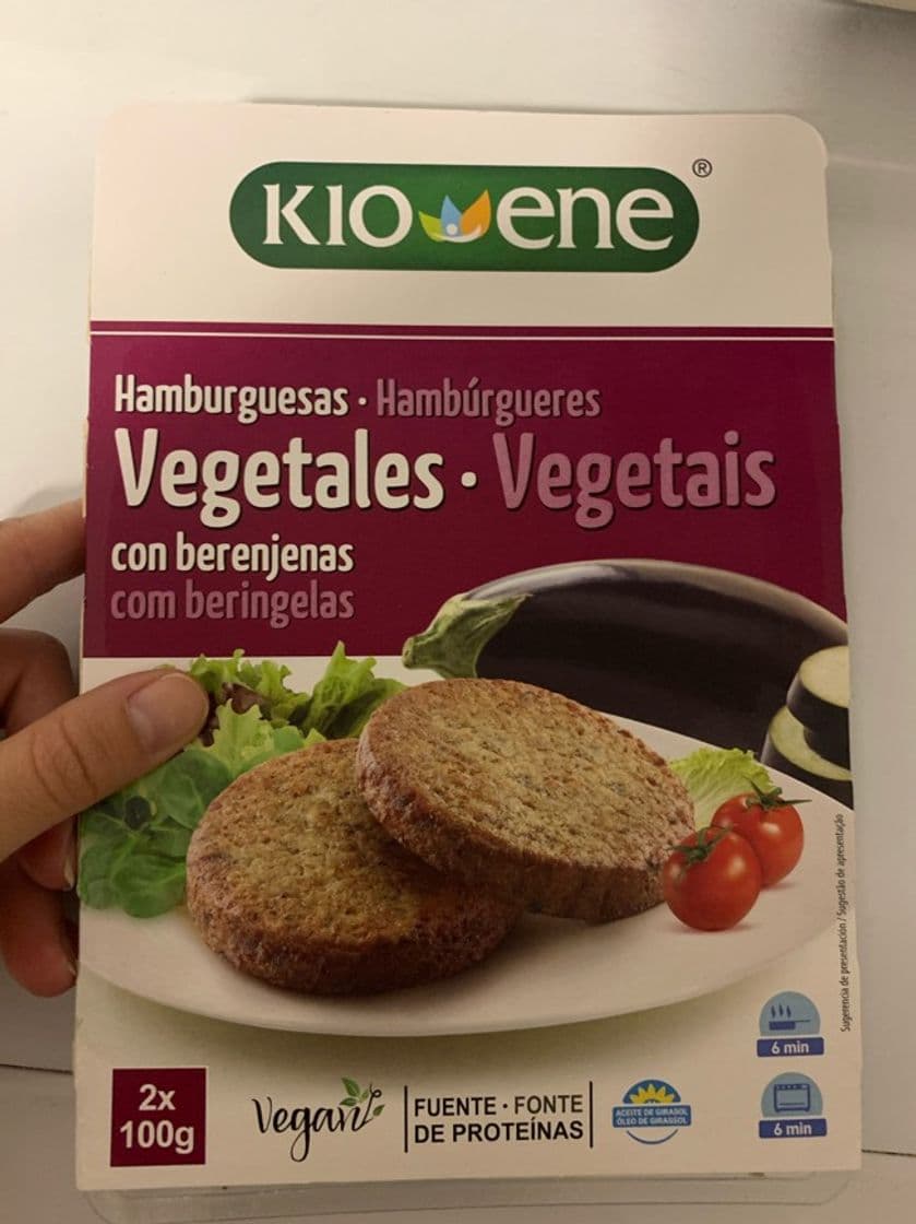 Producto Hamburguesas vegetales de berenjenas