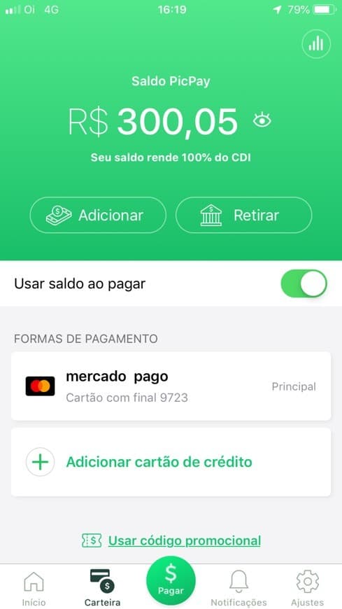 App PicPay - Pagamentos e Recargas