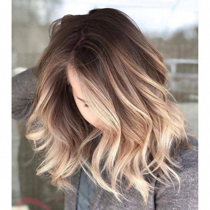 Fashion Blonde balayage 