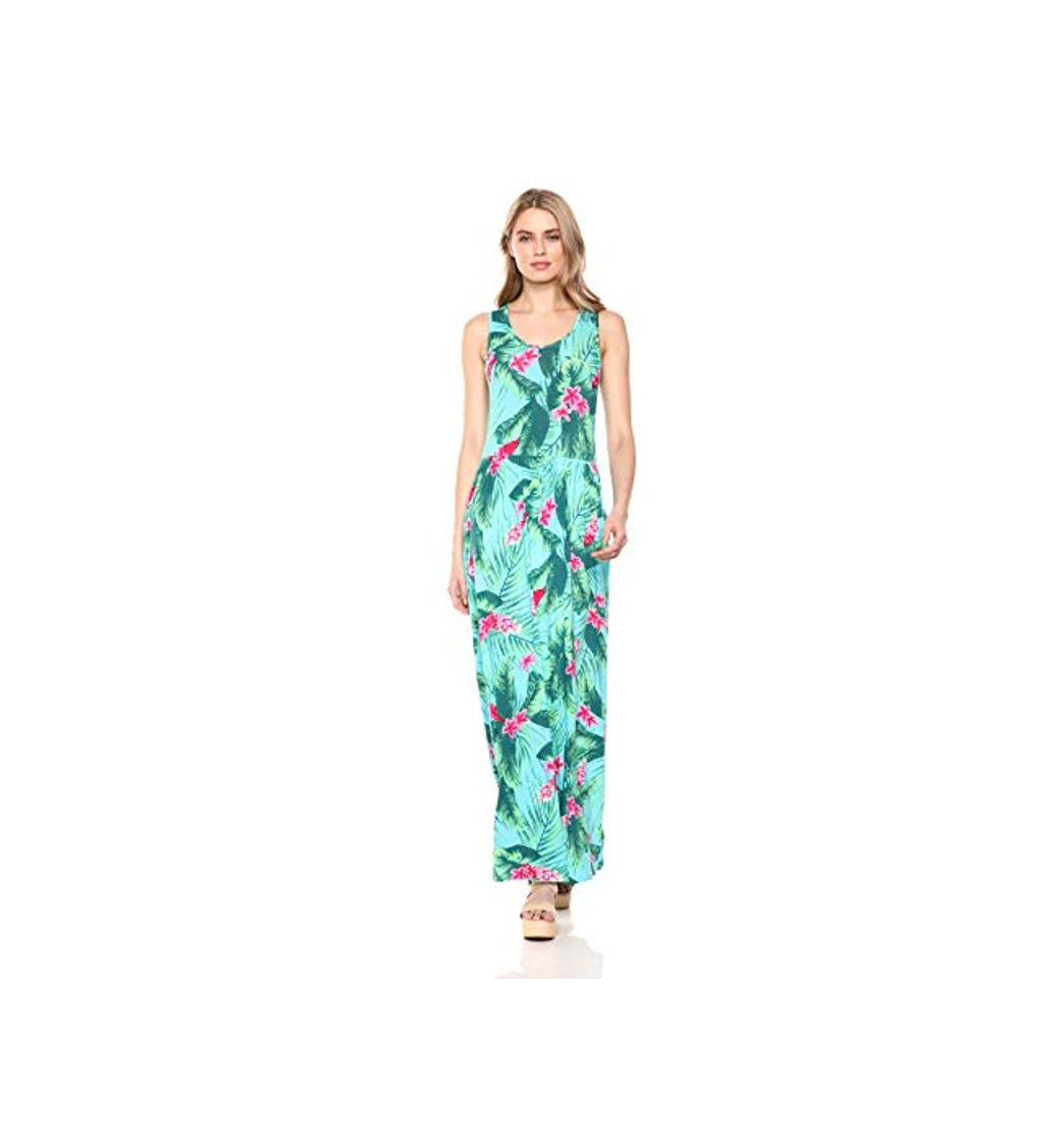 Product Marca Amazon – 28 Palms – Vestido largo con estampado hawaiano tropical,