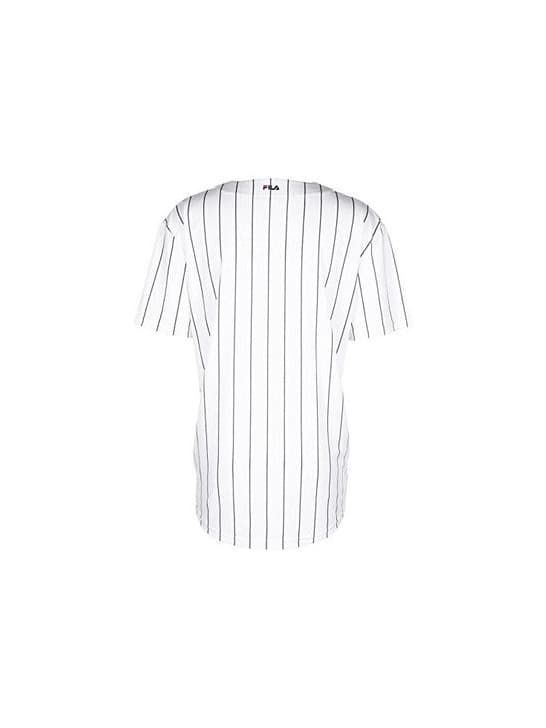 Fashion Fila Dawn Baseball Camisa de manga corta bright white