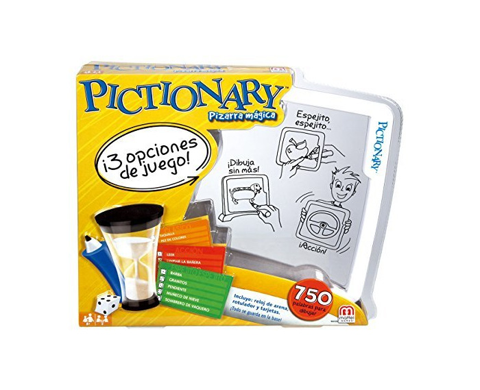 Product Mattel Games Pictionary pizarra mágica, juego de mesa infantil