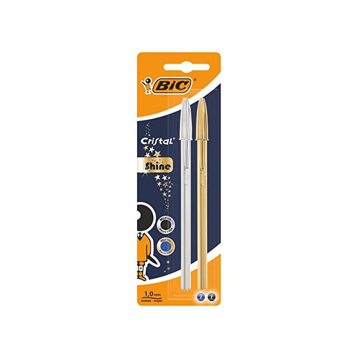 Electrónica BIC Cristal Celebrate - Pack de 2 bolígrafos