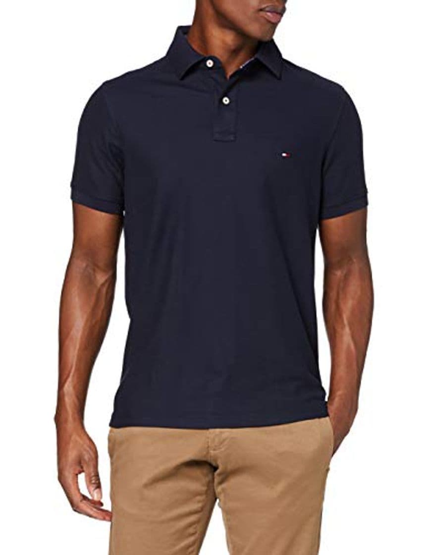 Moda Tommy Hilfiger Core Hilfiger Slim Polo, Azul