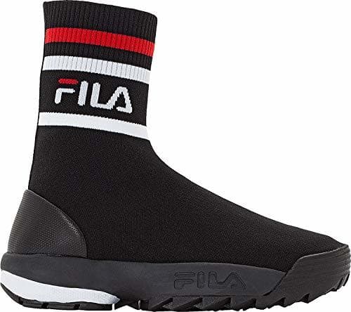 Moda Zapatillas Deportivas para Mujer FILA Disruptor SOCKBOOT WMN en Tela Negra 1010612-12V