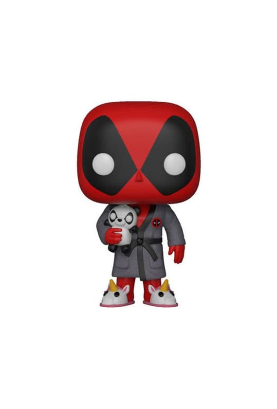 Juego Funko- Figura Pop Marvel Parody Deadpool in Robe Vinilo, Multicolor