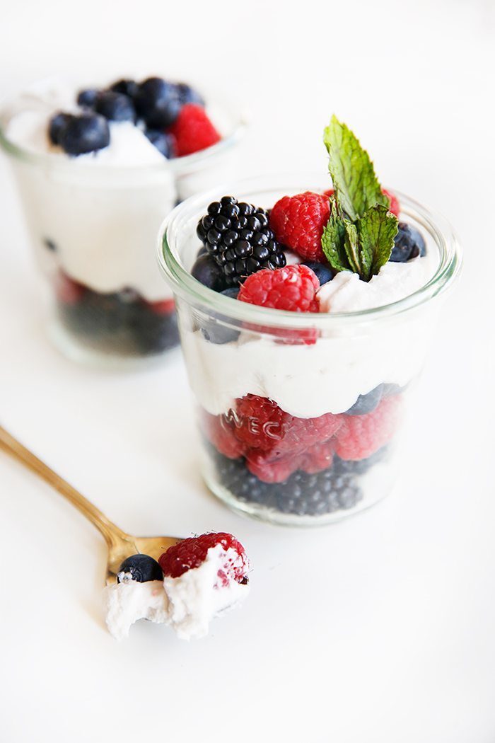 Fashion Vegan berries and cream