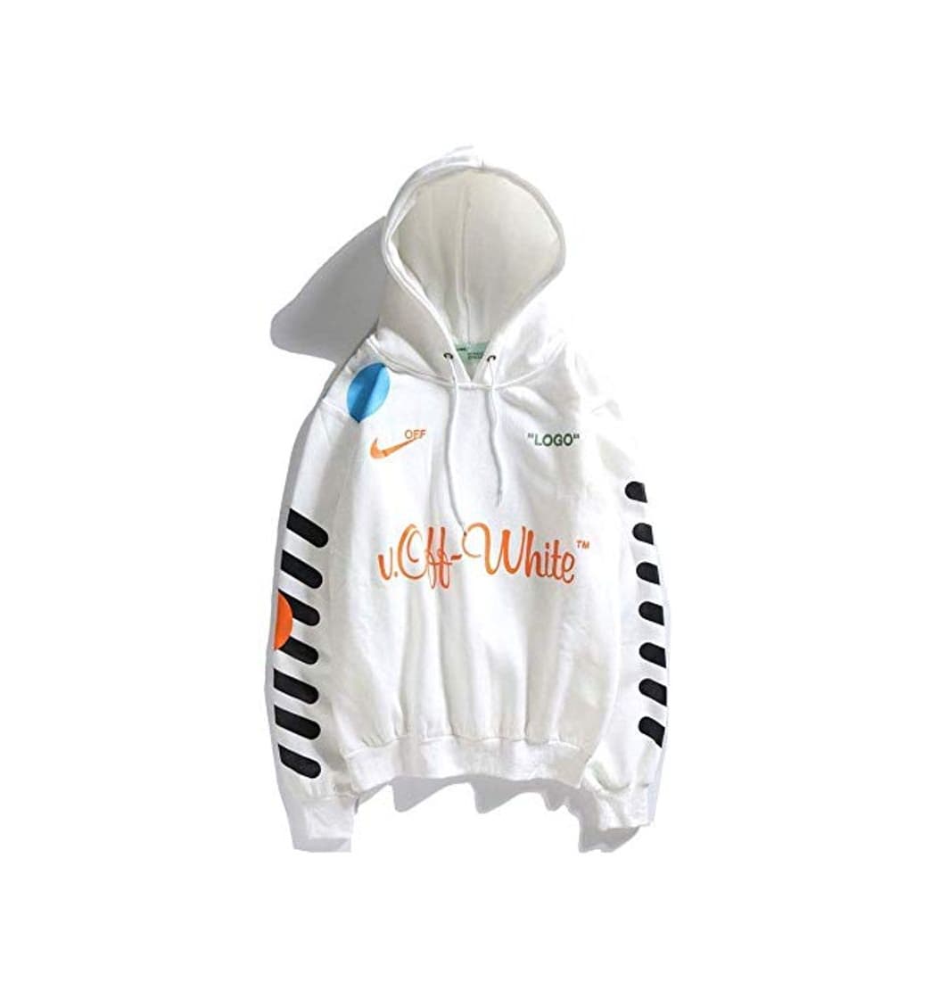 Product CVDEKH Sudadera con Capucha Ropa de Calle Off OW Logo Invierno otoño