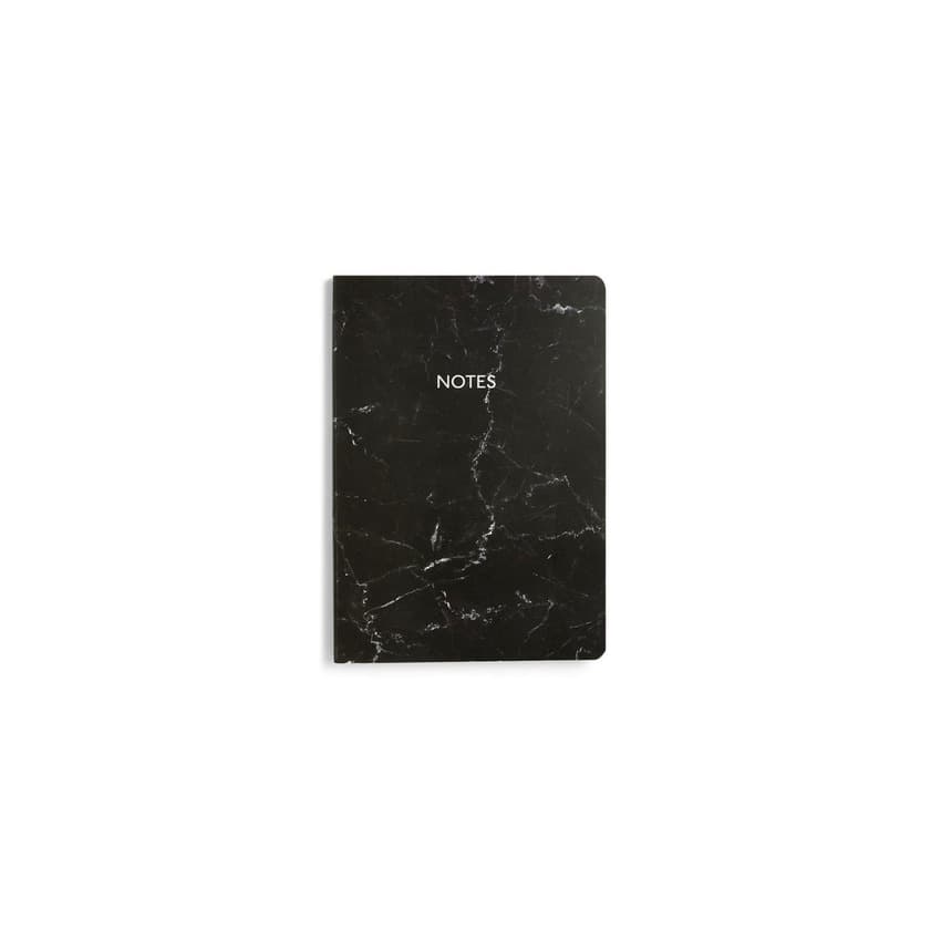 Producto Caderno mármore preto 