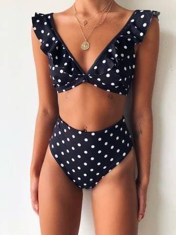 Producto black and white bikini