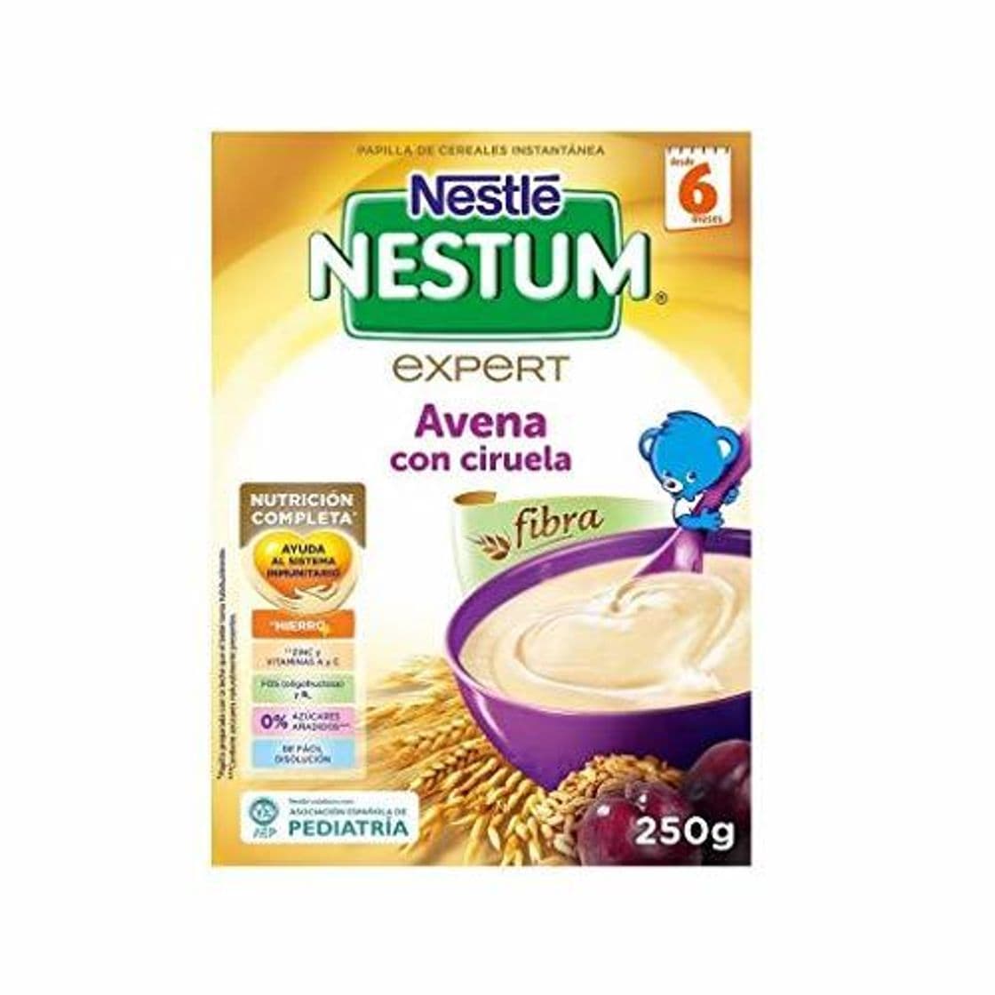 Producto NESTLE NESTUM PAPILLA AVENA CON CIRUELA 250GR