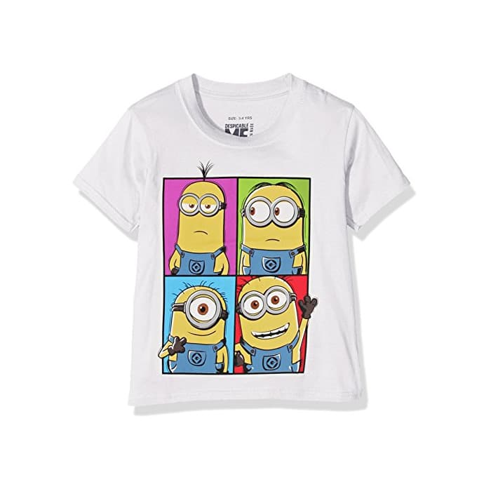 Producto Minions T-Shirt, Camiseta para Niños, Blanco