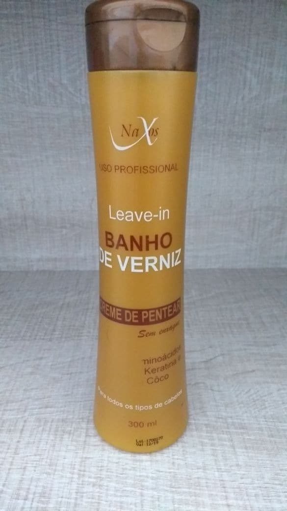 Moda Naxos Leave-in Cr Pentear banho de verniz 300ml