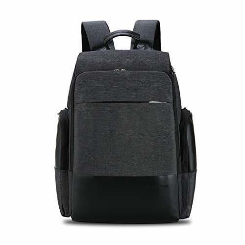 Fashion Mochila para computadora portátil de viaje al aire libre multifunción para hombres