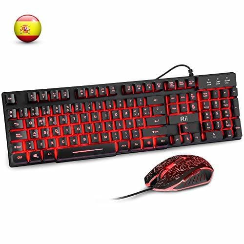 Electronic Rii RK108 Packs de Teclado y Ratón Gaming