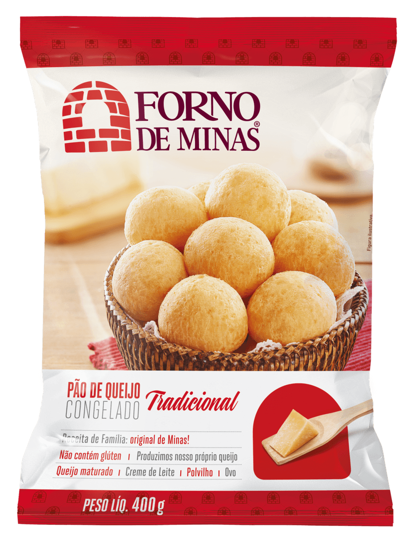 Product Pão de Queijo Tradicional FORNO DE MINAS 400g 