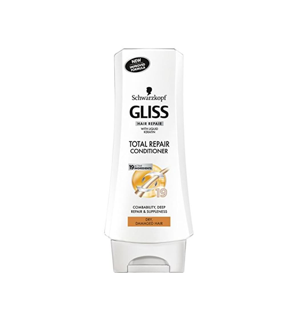 Beauty Schwarzkopf Gliss total reparación de 19 Acondicionador 200ml