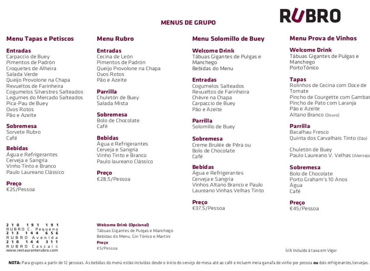 Restaurants Rubro - Campo Pequeno