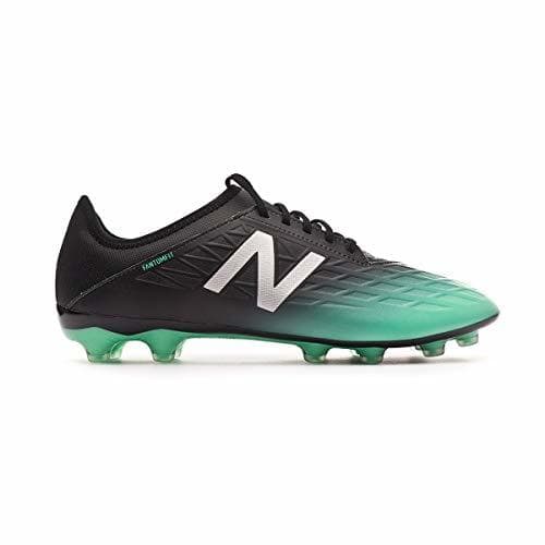 Fashion New Balance Furon v5 Destroy AG, Bota de fútbol, Neon Emerald-Black, Talla