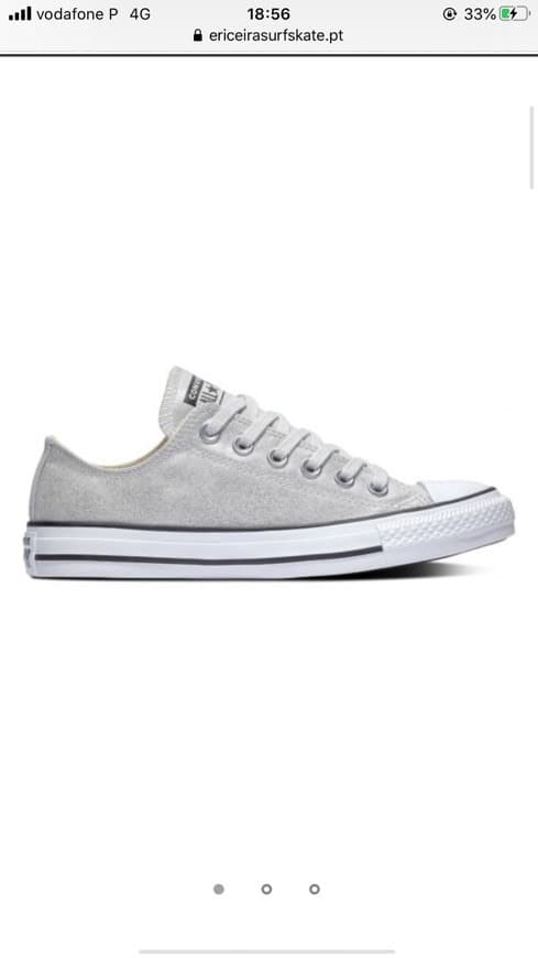 Producto All star prateados 