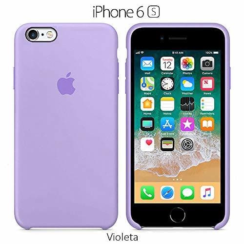 Electronic Funda Silicona para iPhone 6 y 6s Silicone Case, Textura Suave, Forro