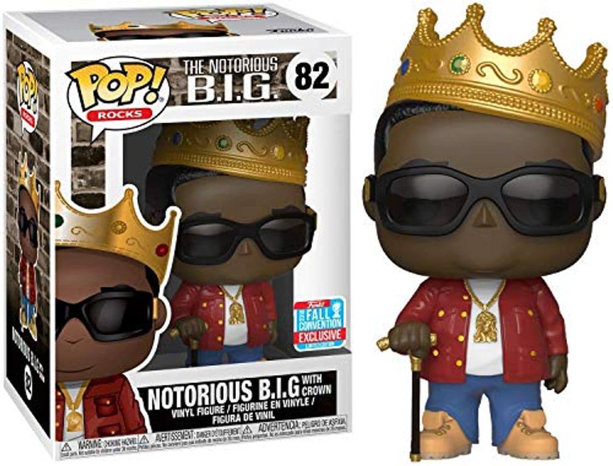 Producto Funko Big 2018 NYCC Notorious with Crown Pop Vinyl