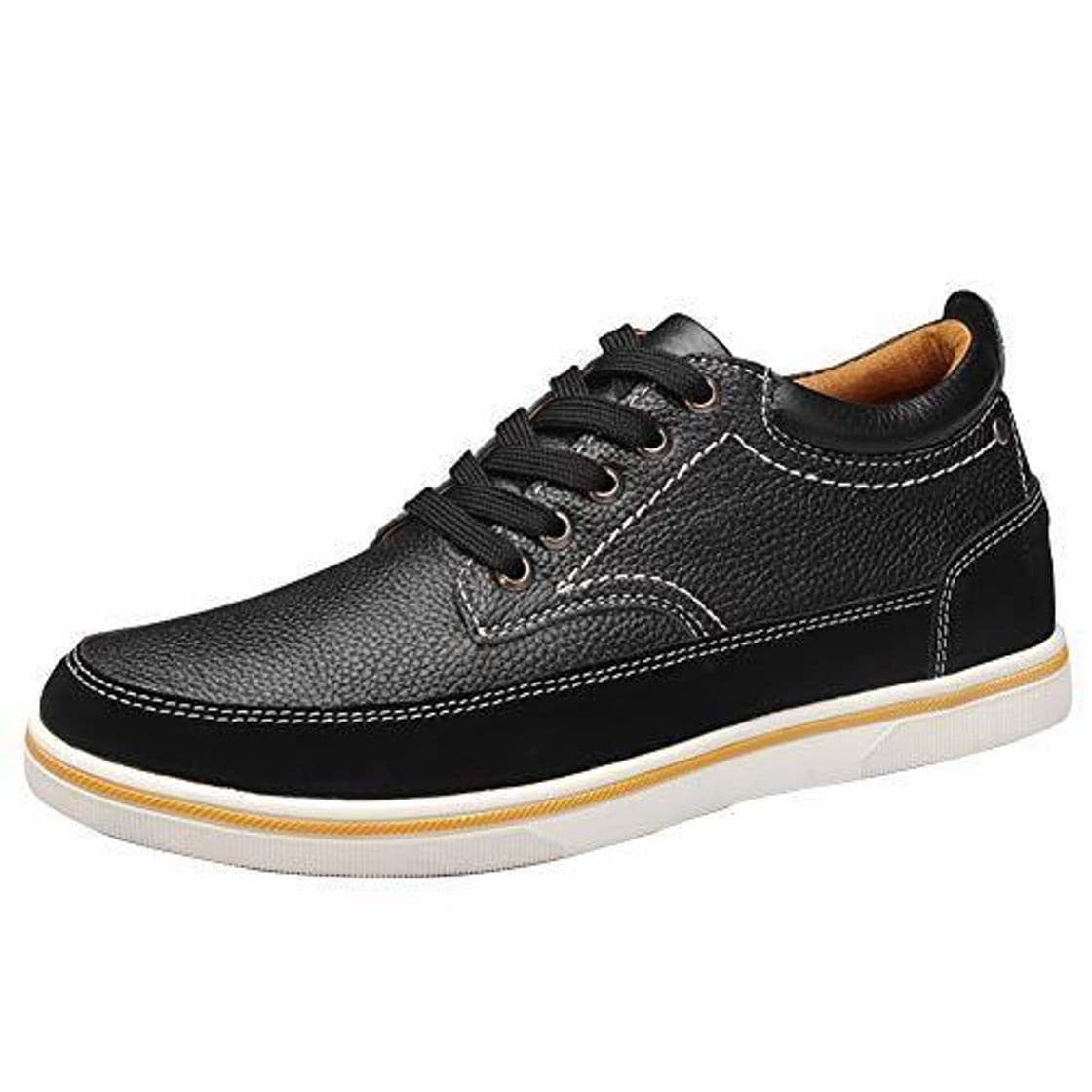 Producto ailishabroy Zapatillas Hombre Zapatos de cuero genuino Zapatillas de Alto Aumentado 6