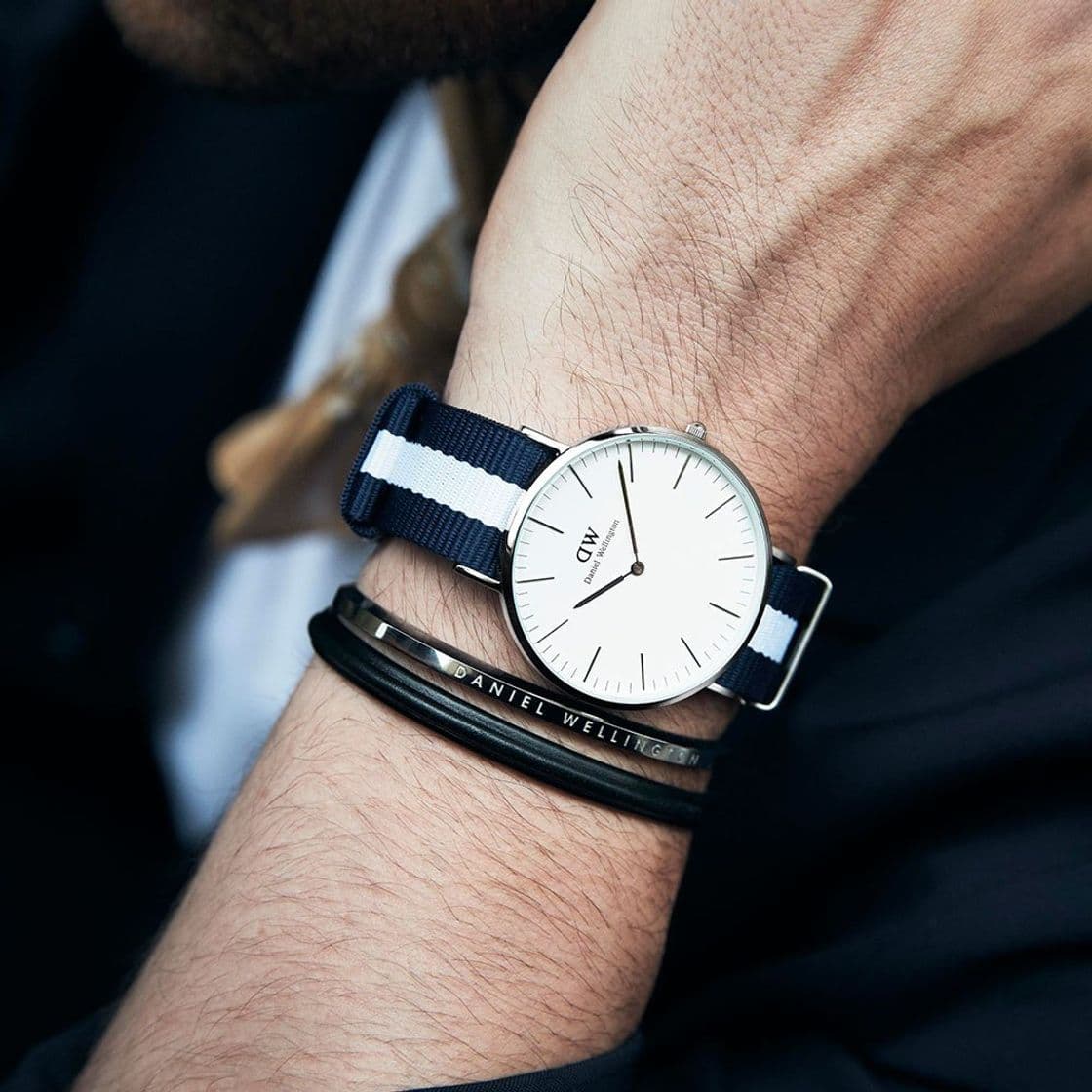 Fashion Daniel Wellington Reloj con Correa de Acero para Hombre 0103DW