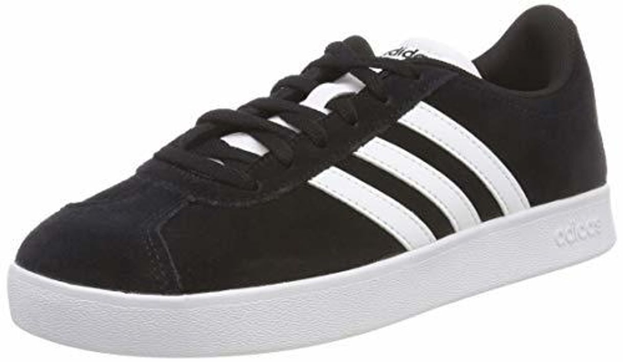 Moda ADIDAS VL Court 2.0 K, Zapatillas Unisex niños, Negro