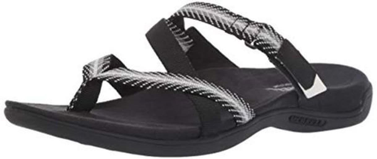 Product Merrell District Mendi Thong Chanclas Mujer, Negro