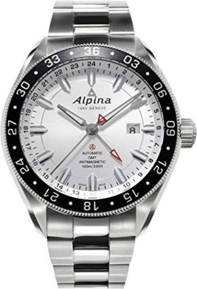 Moda Alpina Geneve Alpiner GMT 4 Reloj AutomÃ¡tico para hombres Segundo Huso Horario