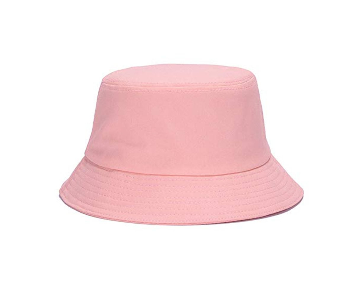 Fashion Packable Bucket Hat Summer Washed Cotton Exterior Capfor Mujeres Ni?as Se?Oras Tapa Plana Sun Hat