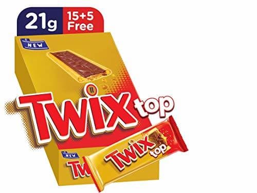 Product TWIX TOP TABLETAS DE CHOCOLATE Y CARAMELO X 20 PZS