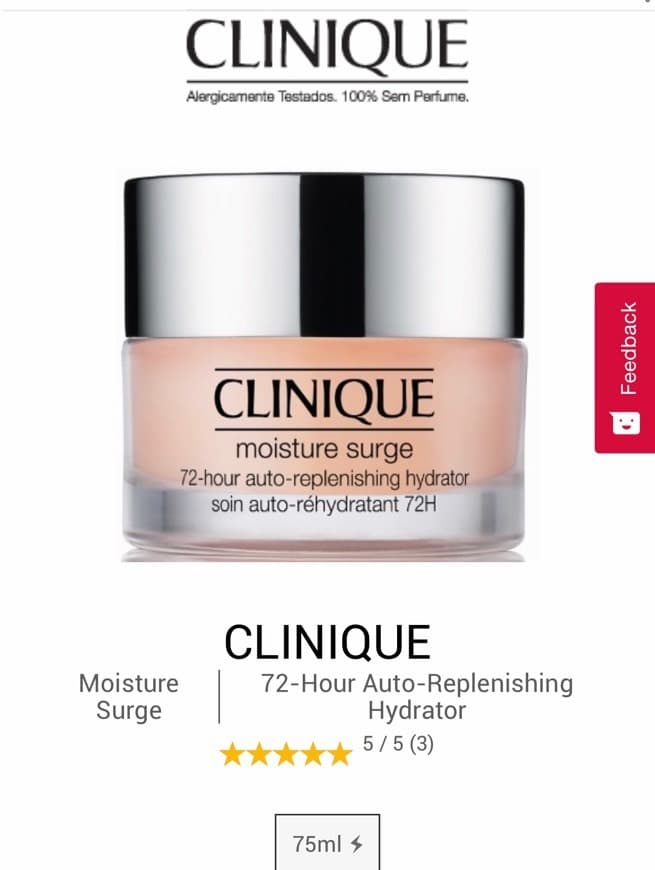 Product Moisture surge