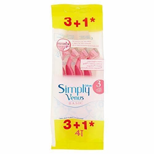 Belleza Simply Venus3 Basic Maquinilla Desechable Para Mujer