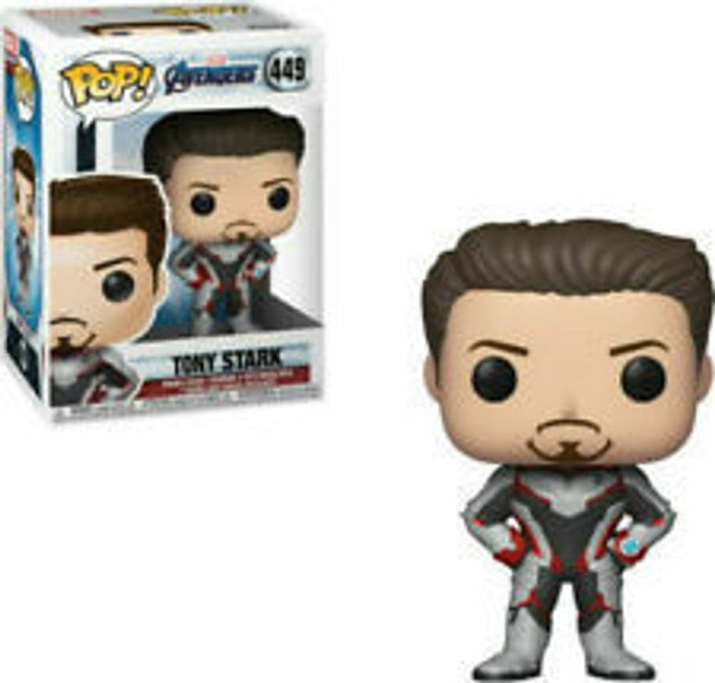 Game Funko- Pop Bobble: Avengers Endgame: Tony Stark Marvel Collectible Figure, Multicolor, Estándar