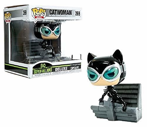 Juego Funko Pop! DC Super Villains Catwoman Deluxe Hush Jim Lee Exclusive Vinyl