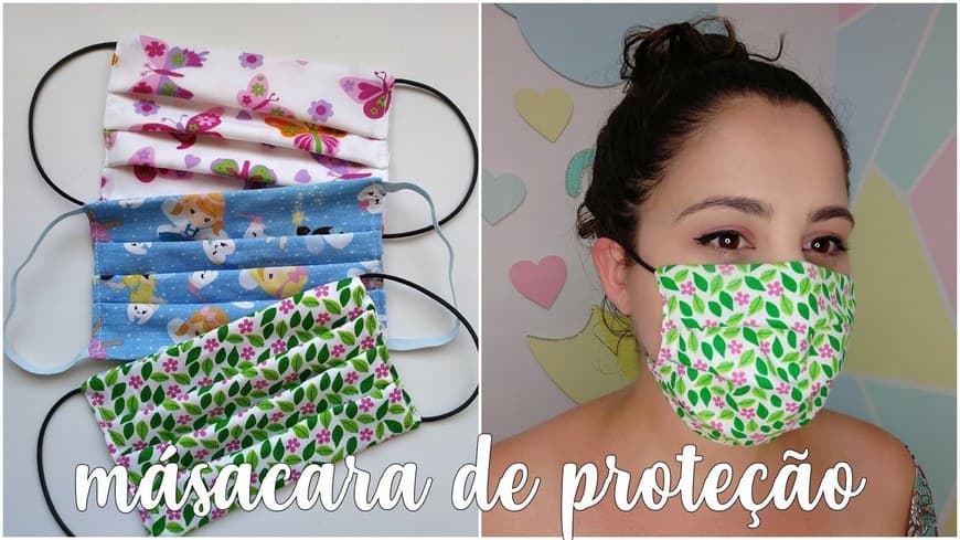 Moda Como fazer uma máscara de proteção modelo clássico - YouTube