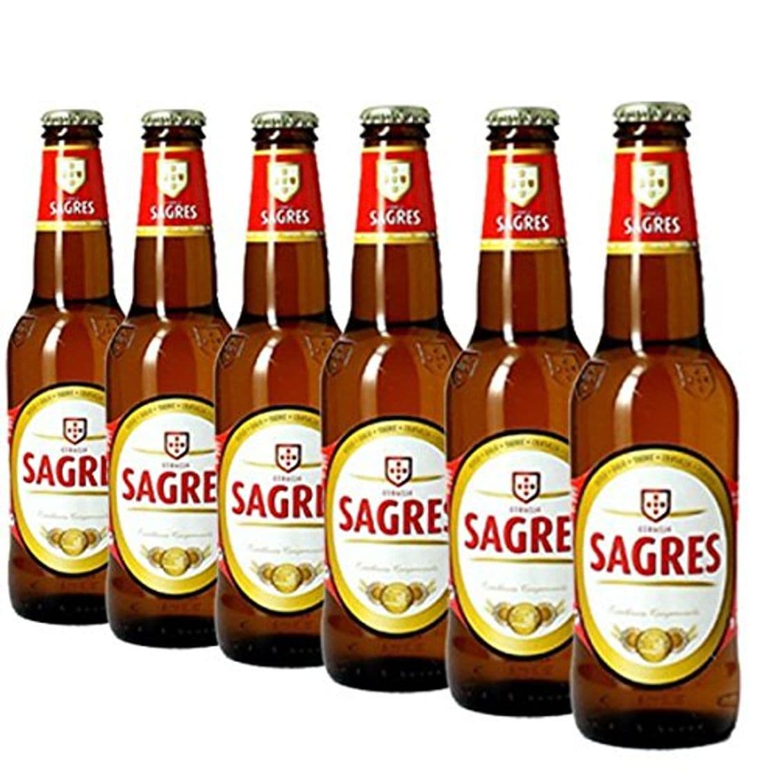 Producto SAGRES Paquete de 6x Botellas de Cerveza de Portugal