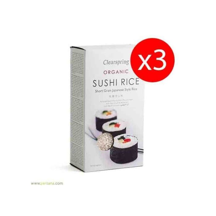 Producto PACK 3 unds ARROZ ECOLOGICO PAR SUSHI 500 gr CLEARSPRING