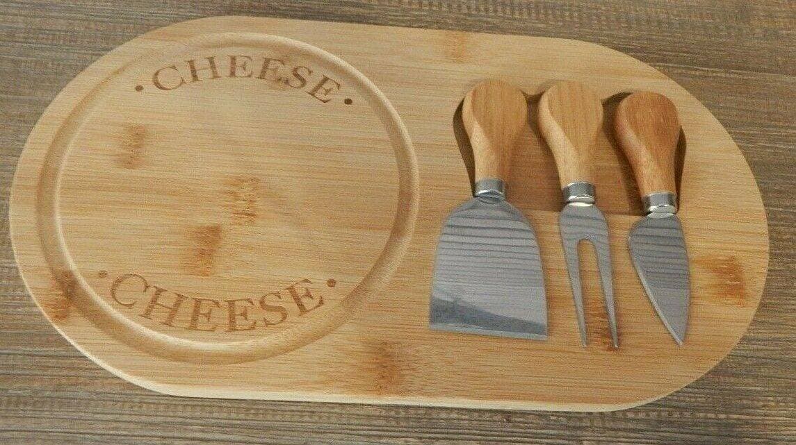 Product Conjunto de placa de Queso Madera Ecológico Cena Fiestas