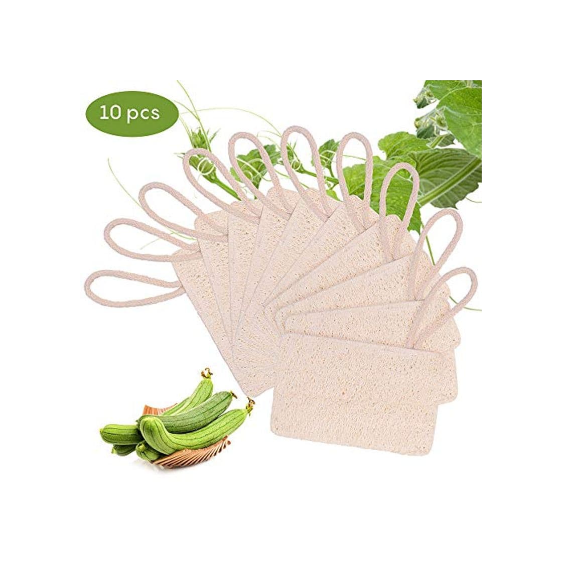 Product 10 Piezas Loofah Esponja, Loofah Para Lavar Platos, Natural Esponja Estropajo, para