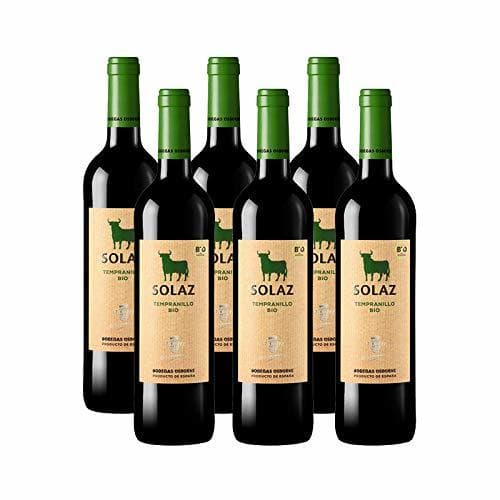 Product Vino tinto Solaz Tempranillo Bio de 75 cl - D.O. Tierra de