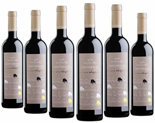 Place Canforrales Nature Tempranillo-Syrah Vino Ecológico - Paquete de 6 x 750 ml