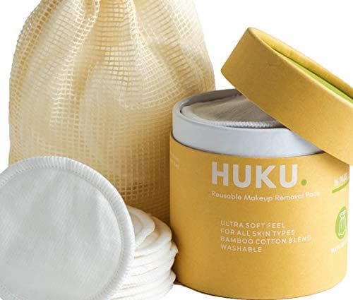 Lugar HUKU - Almohadillas reutilizables para quitar maquillaje