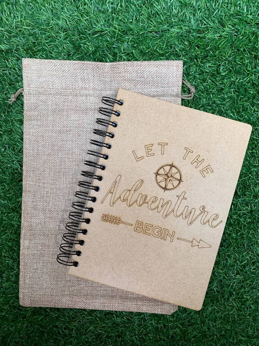 Producto Agenda Let The Adventure Begin Notewood