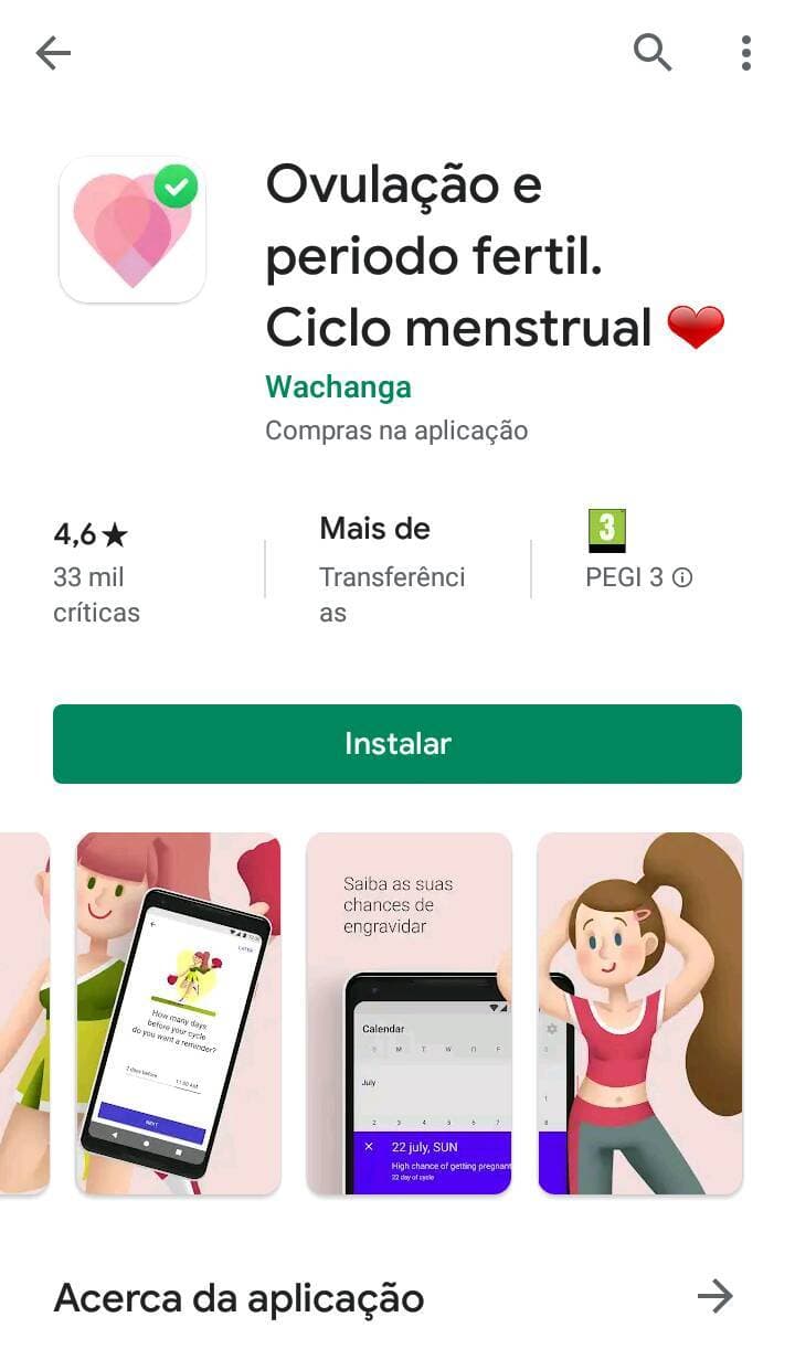 App Ovulação e período fértil 